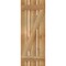 Ekena Millwork Spaced Board-n-Batten Shutters w/Z-Bar, Rough Sawn Western Red Cedar, 17 1/8W x 46H, PR RBS06Z17X046RWR - alternate 2